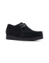 Clarks Велурени мокасини Wallabee - Черен - Pepit.bg