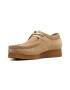 Clarks Велурени мокасини Wallabee - Светлокафяв - Pepit.bg