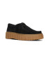 Clarks Велурени мокасини Torhill - Черен - Pepit.bg