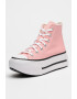 Converse Кецове Lift Double Stack с равна платформа - Бял/Розово - Pepit.bg