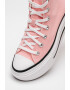 Converse Кецове Lift Double Stack с равна платформа - Бял/Розово - Pepit.bg