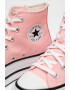 Converse Кецове Lift Double Stack с равна платформа - Бял/Розово - Pepit.bg