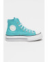 Converse Текстилни кецове с равна платформа и лого - Pepit.bg