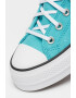 Converse Текстилни кецове с равна платформа и лого - Pepit.bg