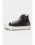 Converse Текстилни кецове със сърцевиден принт - Pepit.bg
