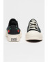 Converse Текстилни обувки с бродерии - Черен/Мръснобял - Pepit.bg