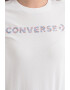 Converse Тениска от памук Wordmark на лога - Pepit.bg