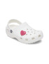 Crocs Бляскав джибиц с форма на сърце - Pepit.bg