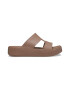 Crocs Чехли с платформа и лого - Pepit.bg