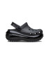 Crocs Скосено сабо Mega Crush - Избеляло черно - Pepit.bg