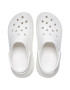 Crocs Скосено сабо Mega Crush - Бял - Pepit.bg