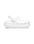 Crocs Скосен крокс Crush с каишка на петата - Бял - Pepit.bg