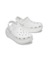 Crocs Скосен крокс Crush с каишка на петата - Бял - Pepit.bg