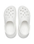 Crocs Скосен крокс Crush с каишка на петата - Бял - Pepit.bg