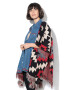 DESIGUAL Дънково пончо Exotic - Pepit.bg