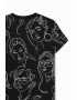 DESIGUAL Тениска с фигурален принт - Pepit.bg