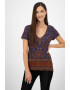 DESIGUAL Тениска с шпиц - Pepit.bg