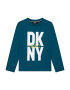 DKNY Блуза с контрастно лого - Pepit.bg