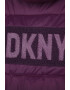 DKNY Двулицево зимно яке с качулка и капитониран дизайн - Pepit.bg