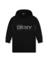 DKNY Къса рокля тип худи с циркони - Pepit.bg