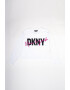 DKNY Памучна блуза с лого - Pepit.bg