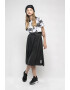 DKNY Плисирана пола с колан - Pepit.bg
