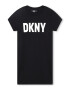 DKNY Рокля с лого и мрежесто покритие - Pepit.bg