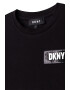 DKNY Тениска с памук с пайети - Pepit.bg