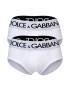 Dolce  Gabbana Слипове с лого - 2 чифта - Бял - Pepit.bg