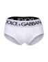 Dolce  Gabbana Слипове с лого - 2 чифта - Бял - Pepit.bg