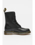 Dr. Martens Кожени боти с овален връх - Pepit.bg