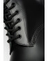 Dr. Martens Кожени боти с овален връх - Pepit.bg