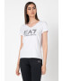 EA7 Тениска с шпиц и лого - Pepit.bg