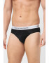 Emporio Armani Underwear Памучни слипове с лого - 3 чифта - Pepit.bg