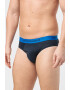 Emporio Armani Underwear Памучни слипове с лого - 3 чифта - Pepit.bg