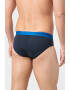 Emporio Armani Underwear Памучни слипове с лого - 3 чифта - Pepit.bg