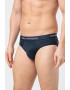 Emporio Armani Underwear Памучни слипове с лого - 3 чифта - Pepit.bg