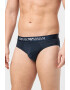 Emporio Armani Underwear Слипове с лого на талията - 2 чифта - Pepit.bg