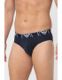 Emporio Armani Underwear Слипове с памук - 3 чифта - Pepit.bg