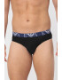 Emporio Armani Underwear Слипове с памук - 3 чифта - Pepit.bg