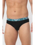 Emporio Armani Underwear Слипове с памук - 3 чифта - Pepit.bg