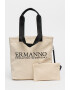 Ermanno Scervino Шопинг чанта Mary с лого - Pepit.bg