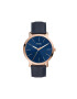 Fossil Часовник с кожена каишка - Pepit.bg