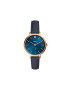 Fossil Часовник с кожена каишка - Pepit.bg