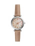 Fossil Часовник с кожена каишка - Pepit.bg