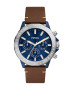 Fossil Часовник с кожена каишка - Pepit.bg