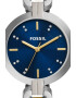 Fossil Часовник с кристали на циферблата - Pepit.bg