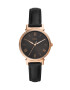 Fossil Иноксов часовник с кожена каишка - Pepit.bg
