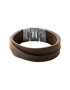 Fossil Кафява кожена гривна - Pepit.bg