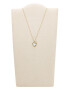 Fossil Колие с 2 висулки Златист - Pepit.bg